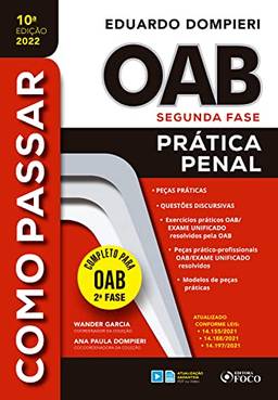 OAB Segunda Fase: Prática Penal (Como Passar)