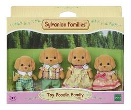 Brinquedo Sylvanian Families Familia Dos Poodles Toy 5259