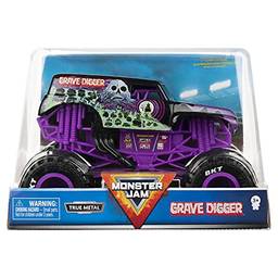 Sunny Brinquedos Monster Jam - 1:24 Collector Die Cast Trucks Grave Digger C9, Multicor