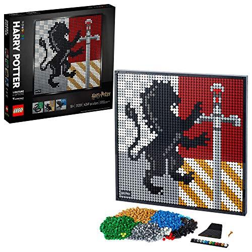 31201 LEGO® Art Harry Potter™ Hogwarts™ Brasões; Kit de Construção (4249 peças)