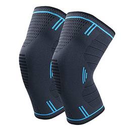 Staright Joelheiras protetoras anti-derrapantes joelheiras de compressão de suporte de joelho Proteção articular para esportes