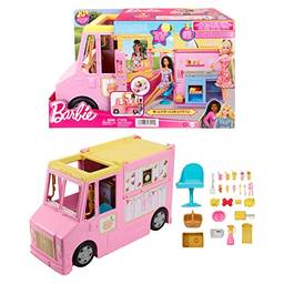 Barbie Profissões Veículo de Brinquedo Caminhão de Limonada para crianças a partir de 3 anos