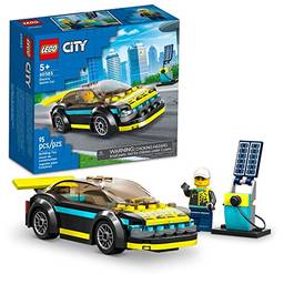 LEGO City Carro Esportivo Elétrico 60383 (95 Peças); Conjunto de Construção