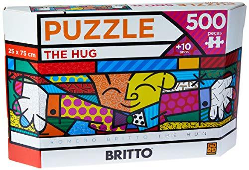 Grow - Panorama Romero Britto The Hug Puzzle 500 Peças, Multicolorido, (Grow 3401)