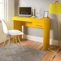 Escrivaninha com gaveta COOLER cor Amarelo - Artely