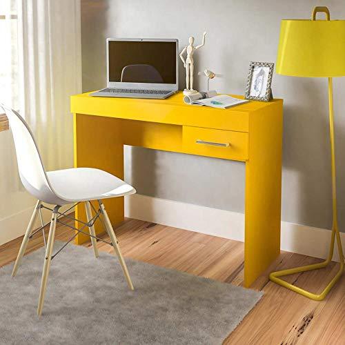 Escrivaninha com gaveta COOLER cor Amarelo - Artely