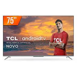 Smart TV LED 75" 4K Ultra HD TCL 75P715 3 HDMI 2 USB Android Wi-Fi Bluetooth