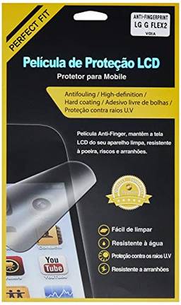 Pelicula Protetora Anti-Finger G Flex II, Voia, Película Protetora de Tela para Celular, Transparente