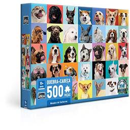 Mosaico de Cachorros - Quebra-cabeça - 500 peças