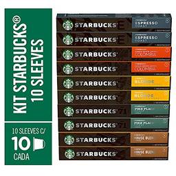Kit de Cafés Starbucks by Nespresso - 100 cápsulas