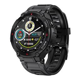 Strachey K22 Smart Watch 1.28 '' IPS Tela Full-Touch BT Call Monitor de Fitness/Saúde 400mAh Bateria Grande Controle de Música/Câmera Compatível com Android iOS