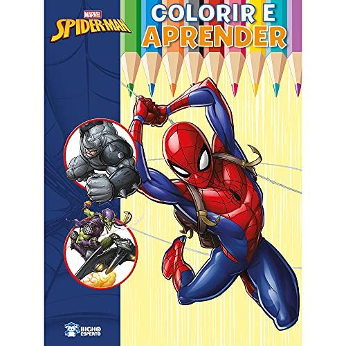 Colorir e Aprender Marvel - Homem Aranha