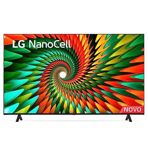Smart TV 50" 4K LG NanoCell 50NANO77SRA Bluetooth ThinQ AI Alexa Google assistente Airplay 3 HDMI
