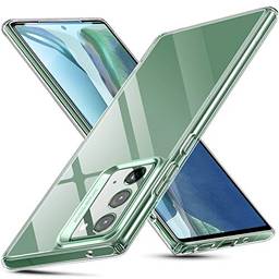 ESR Glass Case para Samsung Galaxy Note 20 [Vidro temperado resistente a riscos] [Estrutura flexível] Série Echo - Transparente