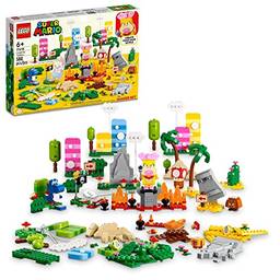 LEGO Super Mario Conjunto Caixa de Ferramentas Criativa 71418 (588 Peças); Conjunto de Construção