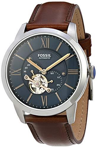 Relógio Fossil, Pulseira de Couro, Masculino Marrom ME3110/0AN