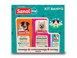 Kit - Shampoo / Condicionador / Ganhe 1 Colônia, Sanol Dog, variado, Verde