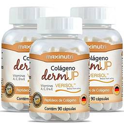 Colágeno Hidrolisado DermUp Verisol - 3 unidades de 90 cápsulas - Maxinutri