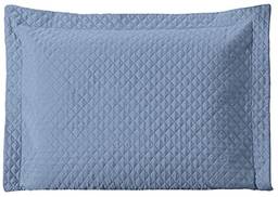 Porta Travesseiro Avulso Liso Tecido Microfibra Azul Bebê