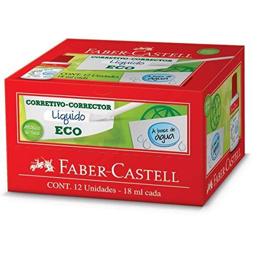 Corretivo, Faber-Castell, OF/7070, Branca, pacote de 12