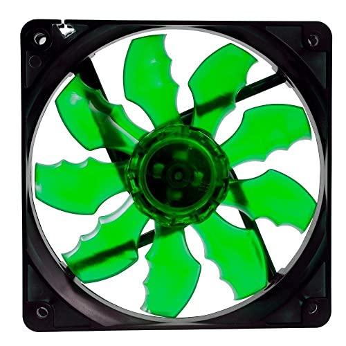Cooler Fan 4 Leds 120 x 120 x 25mm Sleeve OEX Game F10 Verde