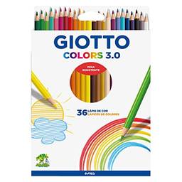GIOTTO Colors 3.0, Lapis de Cor Escolar, 36 Cores