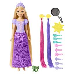 Disney Princesa Boneca Rapunzel Cabelo de Contos de Fadas