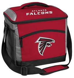 Rawlings Saco refrigerador NFL com isolamento macio, capacidade para 24 latas, Atlanta Falcons
