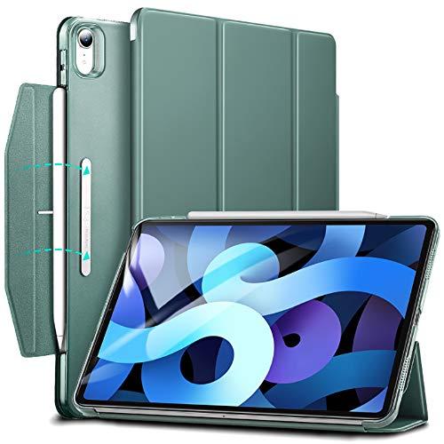 ESR Trifold Case for iPad Air 4 2020 10.9 Inch [Trifold Smart Case] [Auto Sleep/Wake Cover] [Stand Case with Clasp] Ascend Series - Forest Green