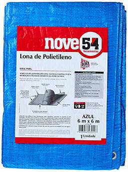 Lona De Polietileno Azul 6 M X 6 M Nove54 Nove 54