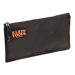 Klein Tools Bolsa com zíper 5139B, bolsa de ferramentas de nylon Cordura com fecho de zíper de nylon resistente, 30 cm, preta