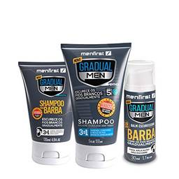 Kit Escurecedor | Shampoo Cabelo + Shampoo Barba + Balm