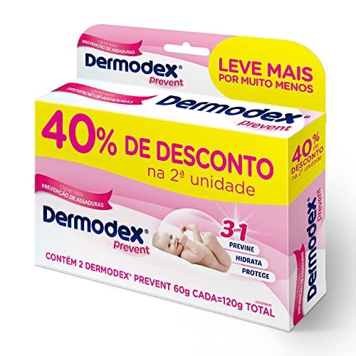 Pomada para Prevenção de Assaduras Dermodex Prevent - 120g (2x60g) - 40% na 2ª unidades