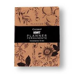 Planner Permanente Revista Planejamento Kraft Mensal 19X25 Botanica, Cicero