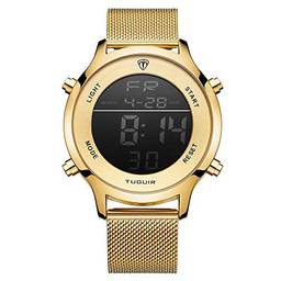 Relógio Unissex Tuguir Digital TG101 - Dourado