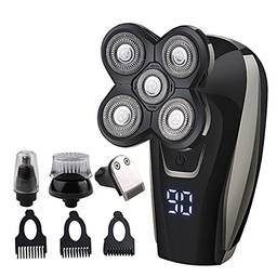 masculino,Conjunto de barbeador elétrico de cabeça de barbeador para lavagem de corpo inteiro masculino multifuncional LCD
