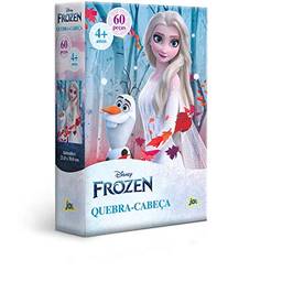 Frozen - Elsa - Quebra-cabeça - 60 peças, Toyster Brinquedos, Multicor
