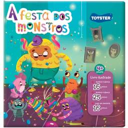 Livro Brinquedo - A festa dos Monstros - Toyster Brinquedos
