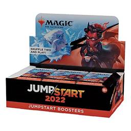 Magic: The Gathering - Caixa de Boosters de Jumpstart 2022 | 24 boosters (480 cards) | Jogo rápido para 2 jogadores - Inglês