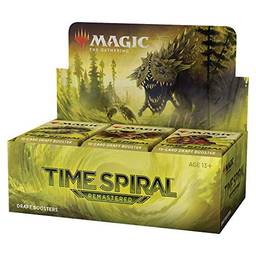 Magic: The Gathering - Caixa de Boosters de Draft de Espiral Temporal Remasterizada | 36 boosters (540 cards de Magic)