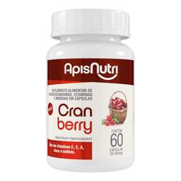 Cranberry, 60 Caps de 500mg, Apisnutri