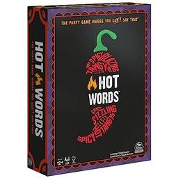 Hot Words, Word Guessing Party Game, Board Game for Ages 12 & up, by Spin Master