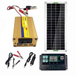 KKcare Painel solar de policristal 30W painel solar flexível para carro de acampamento viajando ao ar livre acessório de energia de emergência