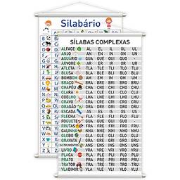 Kit de Banners Silabário Simples + Silabário Complexo 50x80