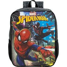 Mochila 14 Spider Man Rescue - 8673 - Artigo Escolar Spider-Man, Preta