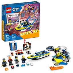 LEGO® City Missões Investigativas da Polícia Aquática 60355 Kit de construção (278 peças)