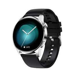 SANDA Bluetooth Call Relógio Inteligente Masculino Toque Completo Esporte Fitness Relógios À Prova D' Água Freqüência Cardíaca Banda De Aço Smartwatch Android IOS (Black2)
