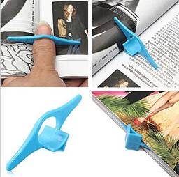 Suporte de página Tiptiper, 4 peças multifunções de plástico para o polegar marcador de dedo assistente de leitura