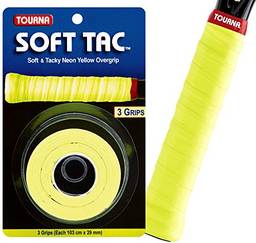 Tourna Soft Tac Overgrip Wrap, amarelo neon