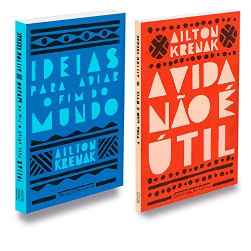 Kit Livros Ailton Krenak - Ideias Para Adiar Fim do Mundo